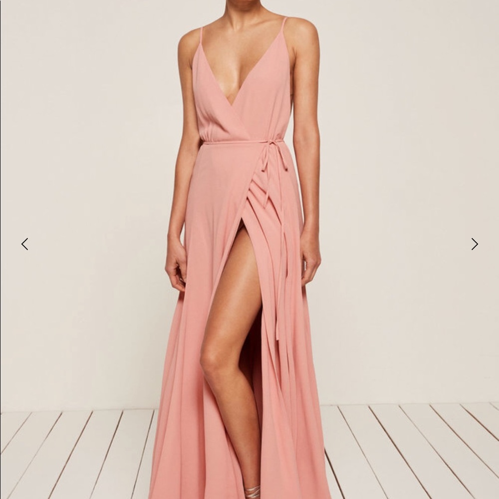 Reformation Calalily Dress in pink